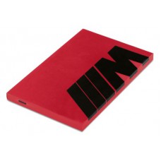 Блокнот BMW M Notebook, Red / Black