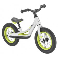 Детский беговел Mercedes Balance Bike, White/Grey/Lime