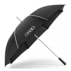 Большой зонт-трость Audi Stick Umbrella, black/silver