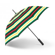 Зонт-трость MINI Walking Stick Signet Umbrella, Striped, 60 Years Collection