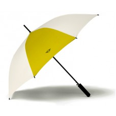 Зонт-трость MINI Walking Stick Contrast Panel Umbrella, White/Energetic Yellow