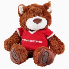 Мягкая игрушка Porsche Teddy Bear, Brown / Red