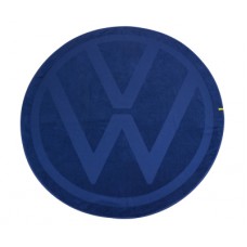 Круглое пляжное полотенце Volkswagen Logo Round Bath Towel, Blue