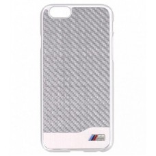 Крышка-чехол BMW для iPhone 6 M-Collection Carbon & Aluminium Finish, Silver