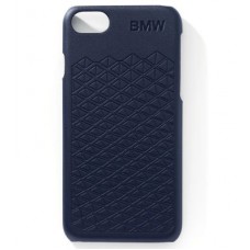 Кожаный чехол BMW Design для iPhone 7/8, Blue