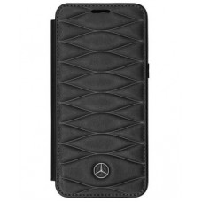 Кожаный чехол-книжка для Samsung Galaxy S8 Mercedes Cover, Booktype, Black