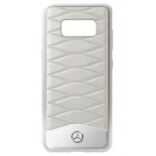 Кожаный чехол Mercedes для Samsung Galaxy S8, Grey