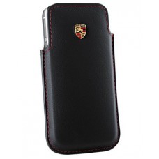 Кожаный чехол для iPhone 5 Porsche Case for iPhone 5, Black