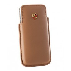 Кожаный чехол для iPhone 5 Porsche Case for iPhone 5, Cognac