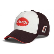 Бейсболка Audi heritage Cap, brown/white